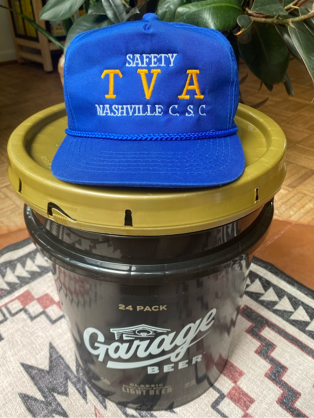 Vintage TVA Tennessee Valley Authority Safety Nashville Hat 1970s/80s